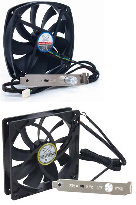 Новые вентиляторы от Scythe - Slip Stream 140 PWM Adjustable VR и Slip Stream 120 PWM Adjustable VR